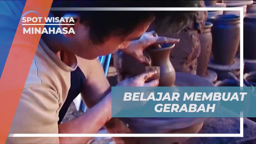 Belajar Membuat Gerabah Tradisional di Desa Pulutan, Minahasa