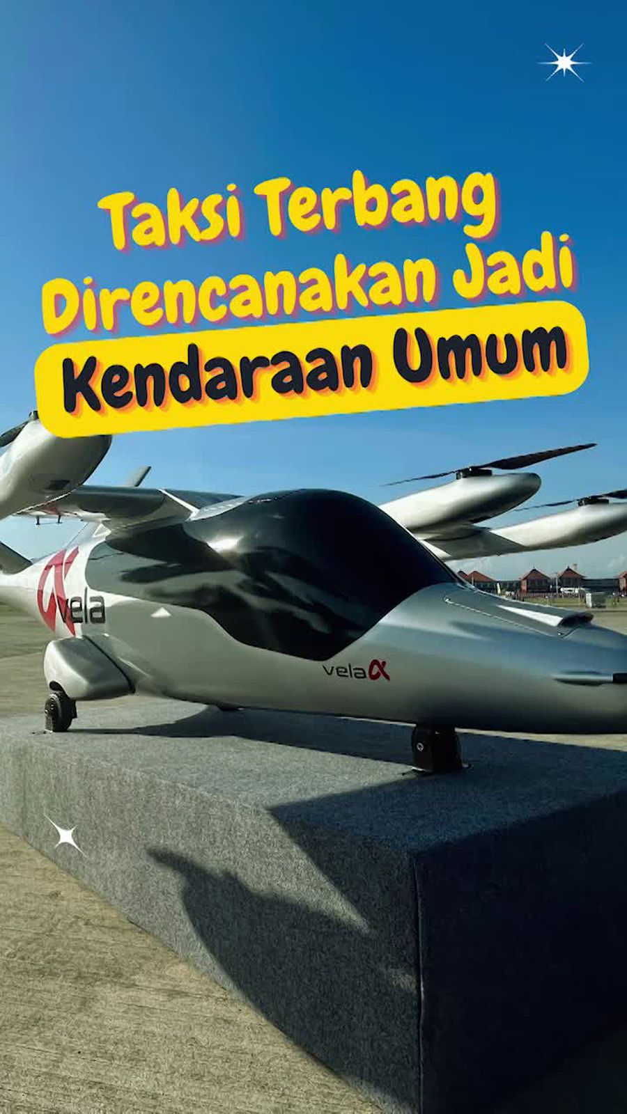 Penampakan Taksi Terbang yang Direncanakan Jadi Kendaraan Umum di Bali