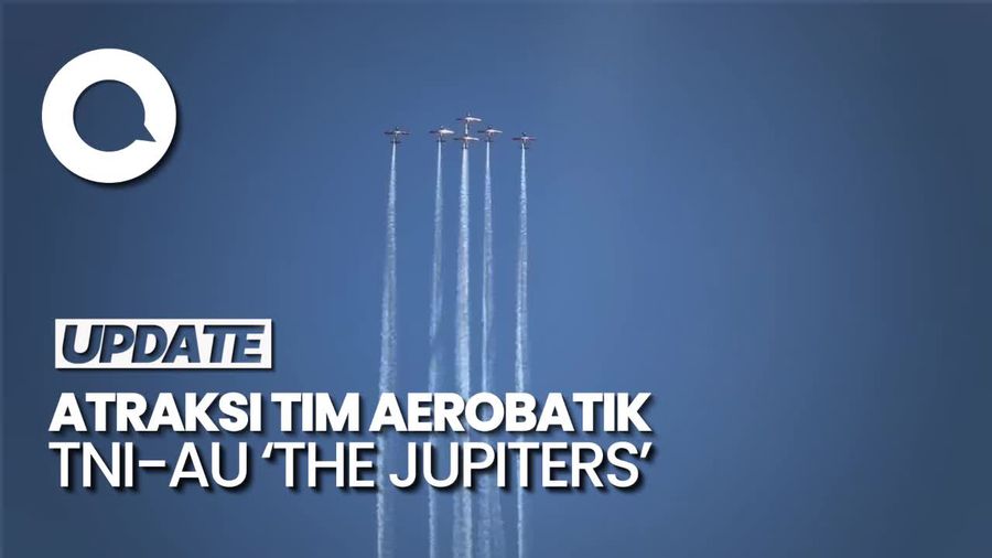 Melihat Aksi Aerobatik Tim Jupiter TNI AU di BIAS, Buat Penonton Terpukau