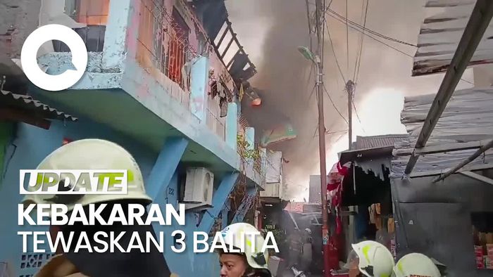 Penampakan Kebakaran Rumah di Cipinang yang Tewaskan 3 Balita