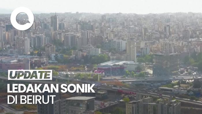 Pesawat Tempur Israel Ciptakan Ledakan Sonik di Beirut