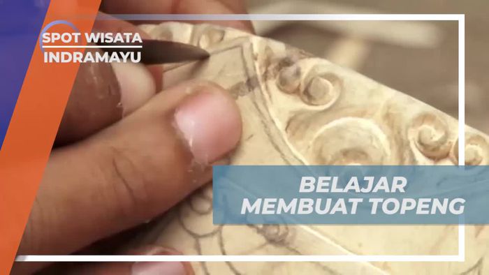 Belajar Membuat Topeng di Indramayu