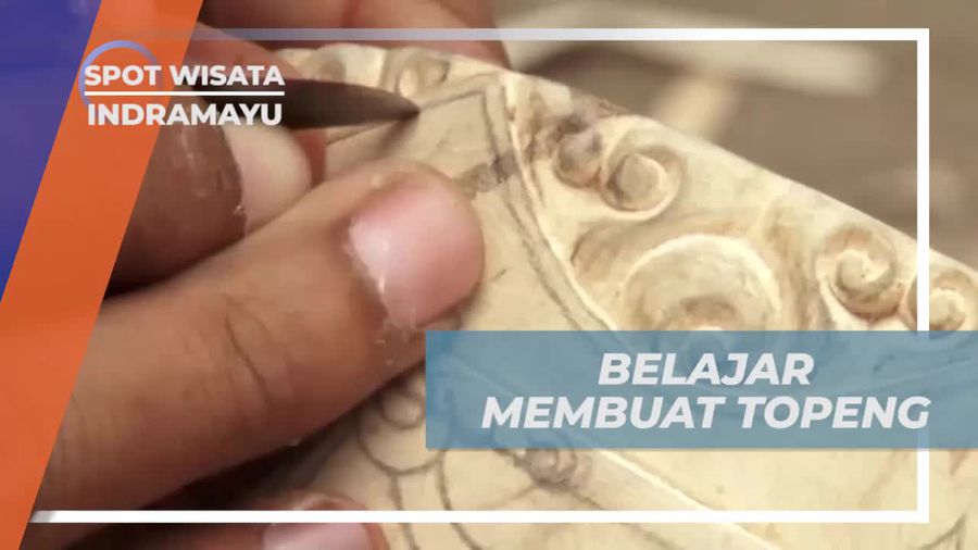 Belajar Membuat Topeng di Indramayu