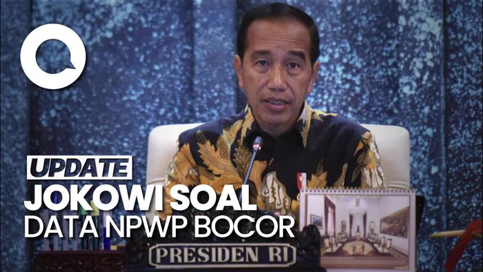 Jokowi soal Bjorka Bocorkan Data NPWP: Mitigasi Secepatnya!