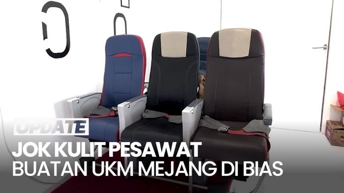Kulit Kursi Pesawat Buatan UKM Garut Mejeng di BIAS 2024