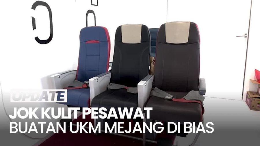 Kulit Kursi Pesawat Buatan UKM Garut Mejeng di BIAS 2024