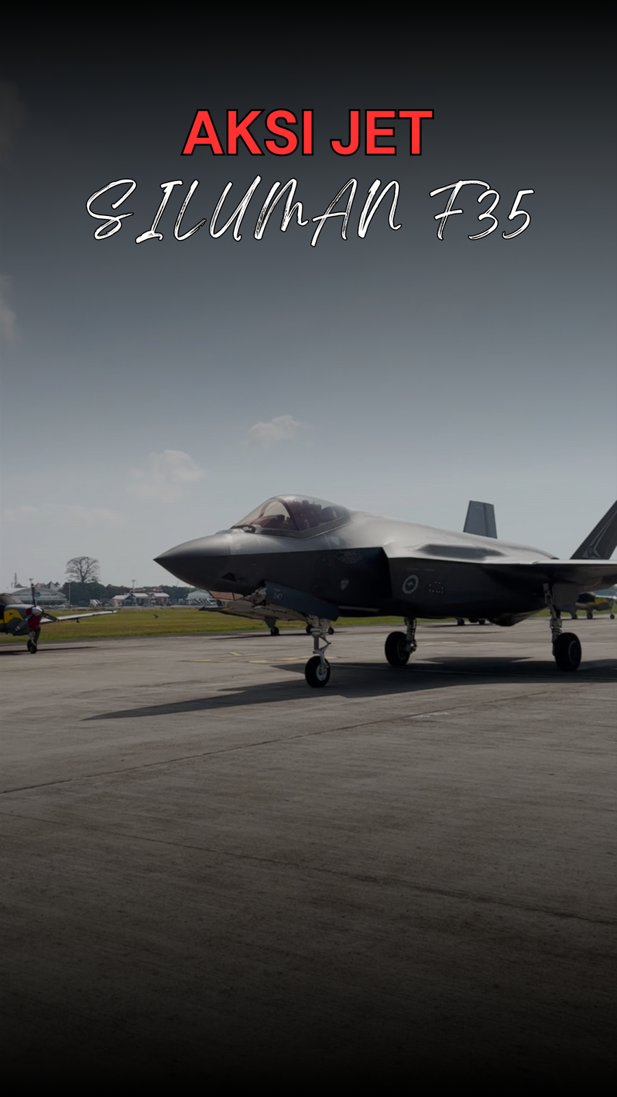 Manuver Mendebarkan Jet Siluman F35 Australia di BIAS 2024