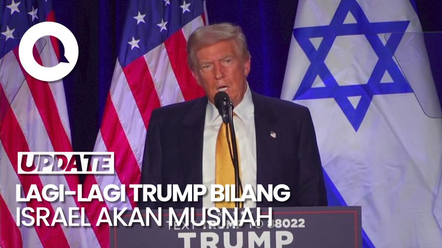 Trump: Kalau Aku Tak Menang, Israel Akan Dimusnahkan