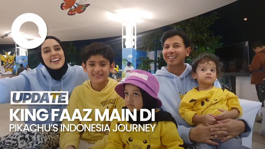 Keseruan Keluarga Sonny Septian di Pikachus Indonesia Journey in Jakarta