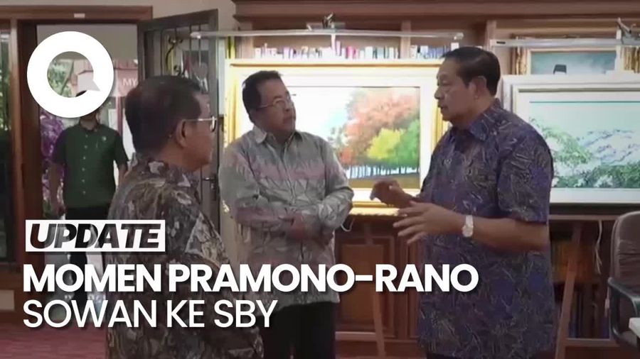 Pramono-Rano Bertemu SBY di Cikeas, Tak Bahas soal Dukungan