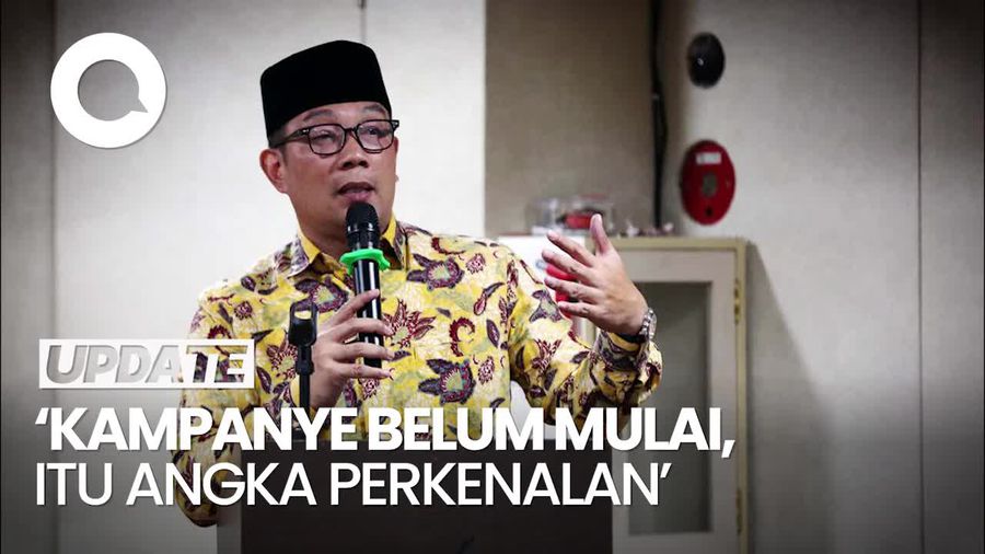 RK Soal Elektabilitas 51,8% di Survei LSI: Angka Besar Belum Jaminan