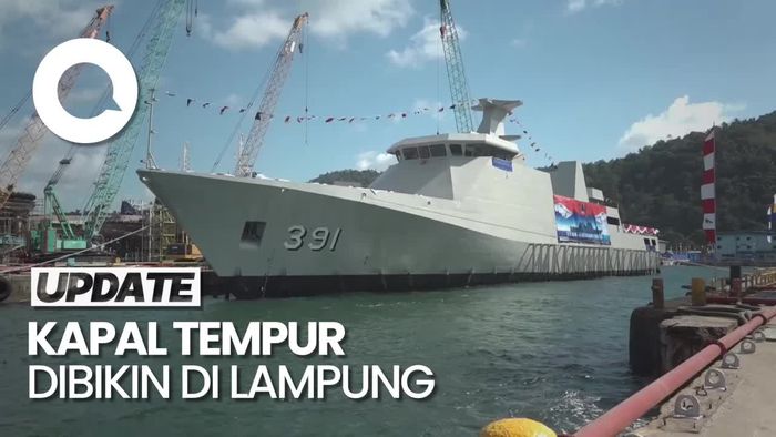 Tampang 2 Kapal Tempur TNI AL yang Dibikin di Lampung