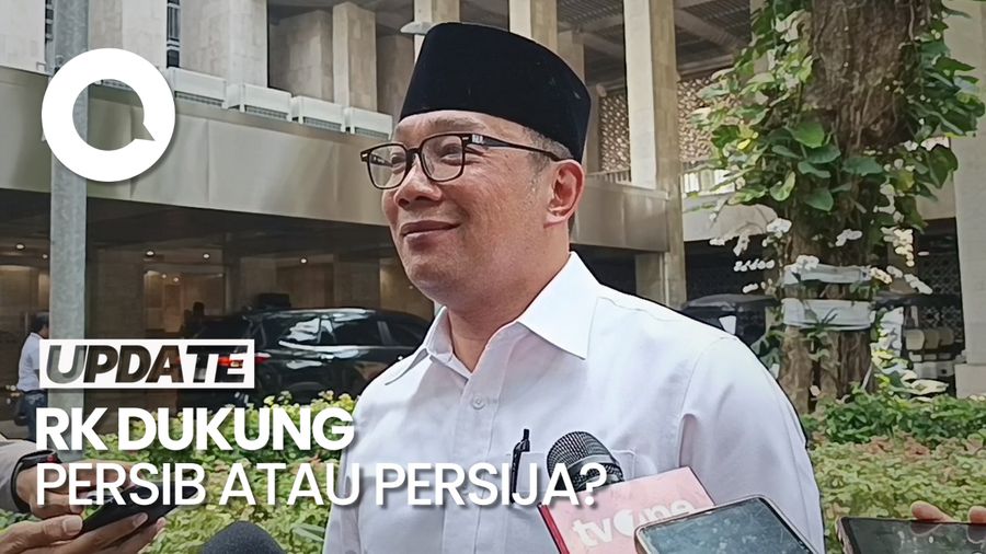 Jelang Laga Persib Vs Persija, Ridwan Kamil Dukung Siapa?