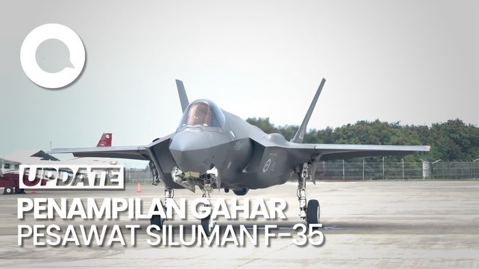 Saat Pesawat Siluman F-35 Milik Australia Bermanuver di Langit Bali