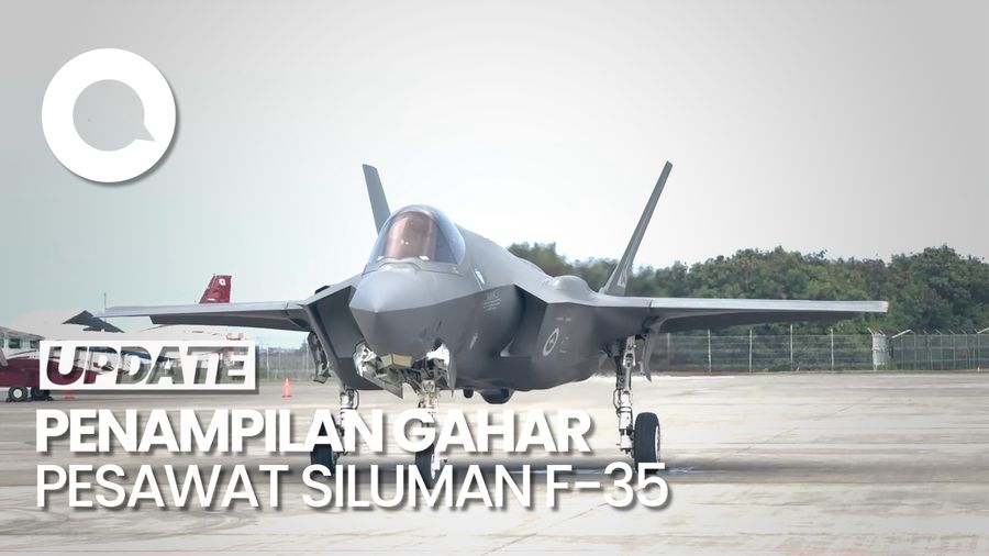 Saat Pesawat Siluman F-35 Milik Australia Bermanuver di Langit Bali