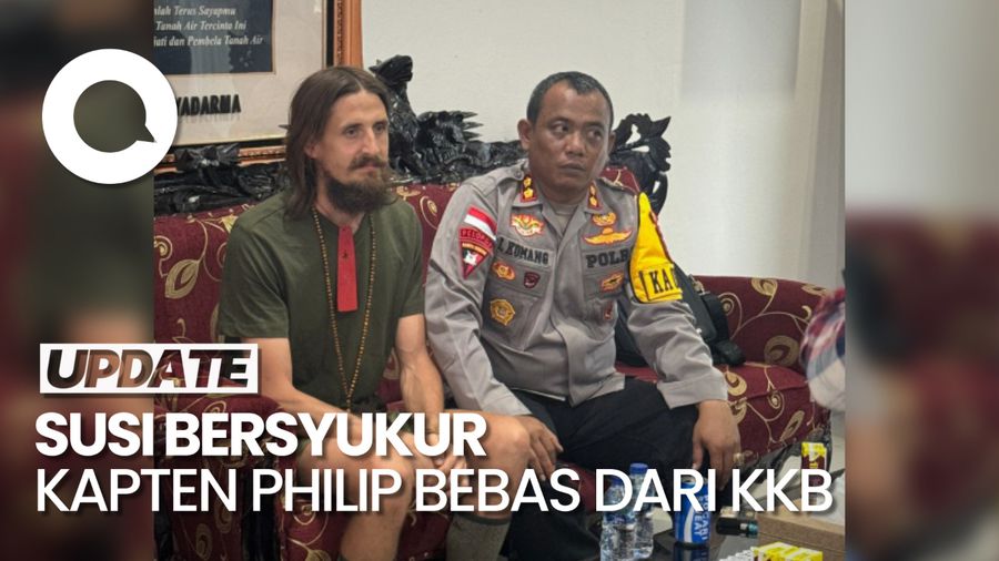 Ucapan Terima Kasih Susi Pudjiastuti seusai Kapten Philip Bebas dari KKB