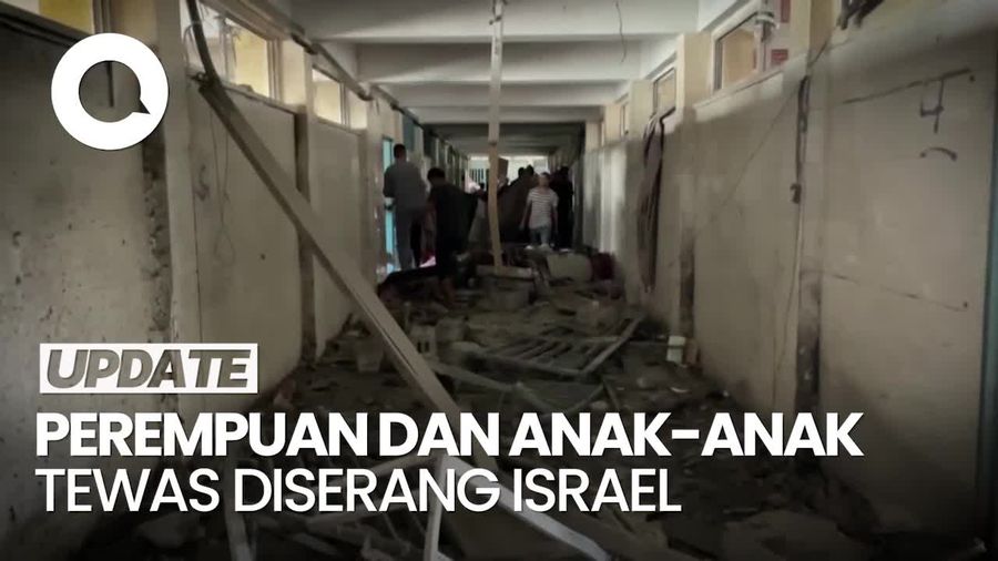 22 Orang Tewas Akibat Israel Serang Sekolah di Gaza