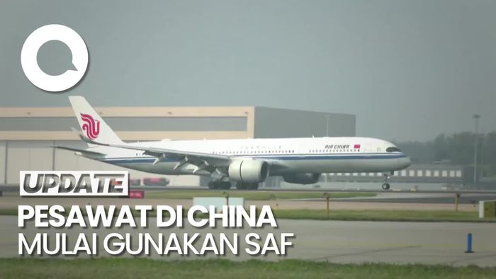 12 Penerbangan di China Mulai Gunakan Sustainable Aviation Fuel