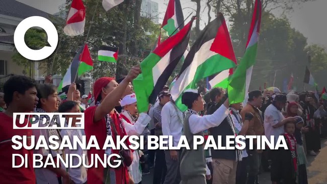 Majelis Ormas Islam Jabar Gelar Aksi Bela Palestina di Bandung