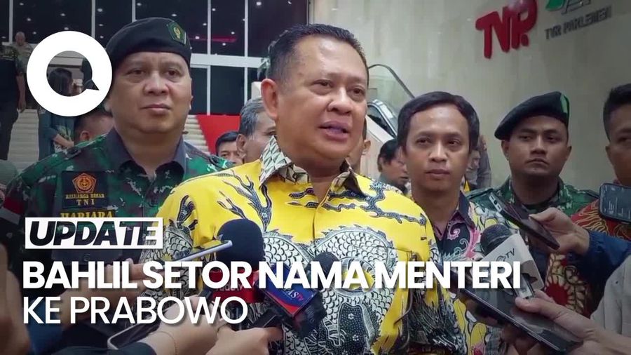 Bamsoet Ungkap Bahlil Sudah Setor Nama Menteri Golkar ke Prabowo
