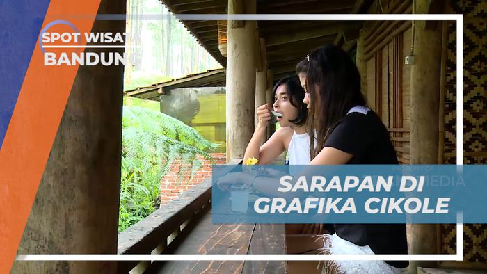 Awali Hari dengan Sarapan Pagi di Grafika Cikole yang Asri, Bandung