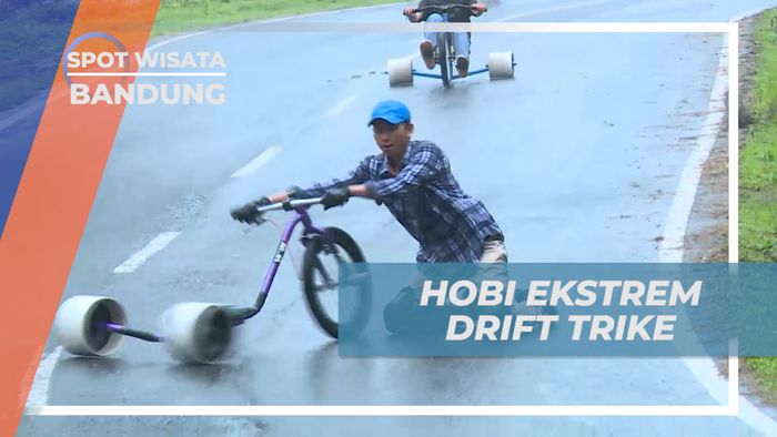 Memacu Adrenalin dengan Hobby Ekstrim Drift Trike, Bandung