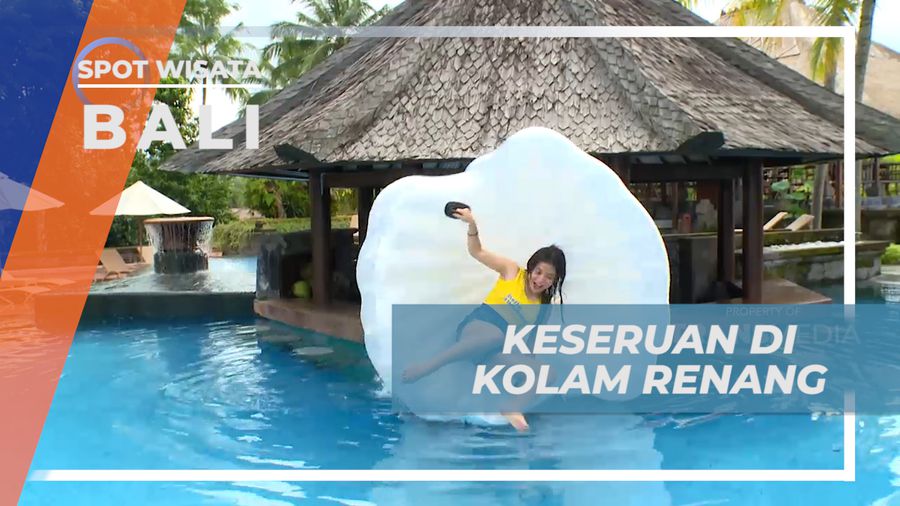 Menikmati Liburan, Seru-seruan Habiskan WAktu di Kolam Renang, Bali