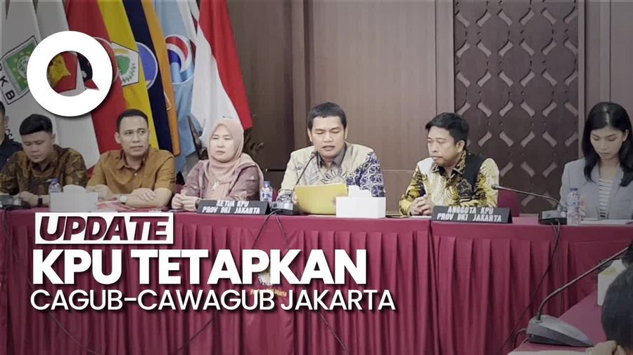 Sah! Pramono-Rano, RK-Suswono, dan Dharma-Kun Cagub-Cawagub Jakarta
