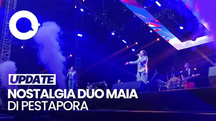 Melihat Penampilan Duo Maia di Panggung Pestapora 2024