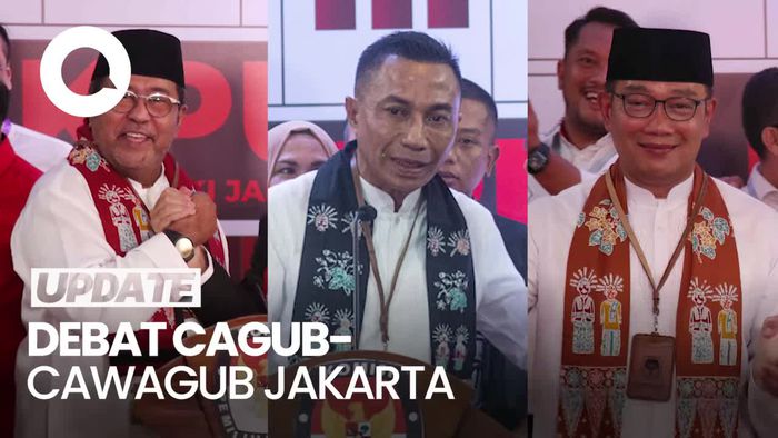 KPU Jakarta Gelar Debat Perdana Cagub-Cawagub 6 Oktober