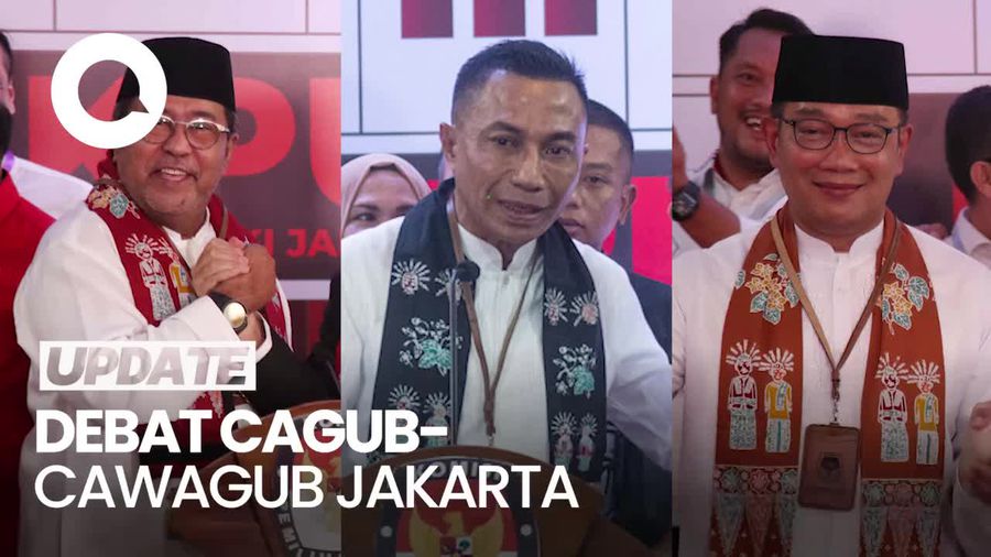 KPU Jakarta Gelar Debat Perdana Cagub-Cawagub 6 Oktober