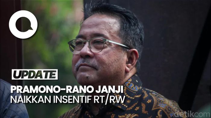 Pramono-Rano Janji Bakal Naikkan Insentif RT/RW 2 Kali Lipat