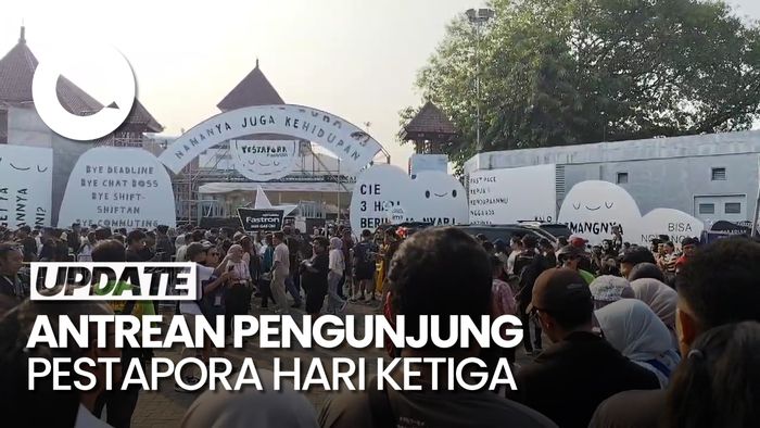 Pestapora Hari Ketiga: Pengunjung Membeludak, Antrean Mengular