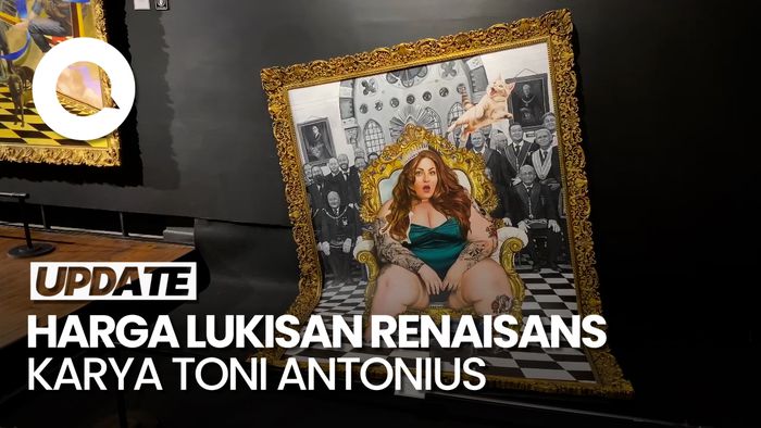Visual Lukisan Renaisans Karya Toni Antonius