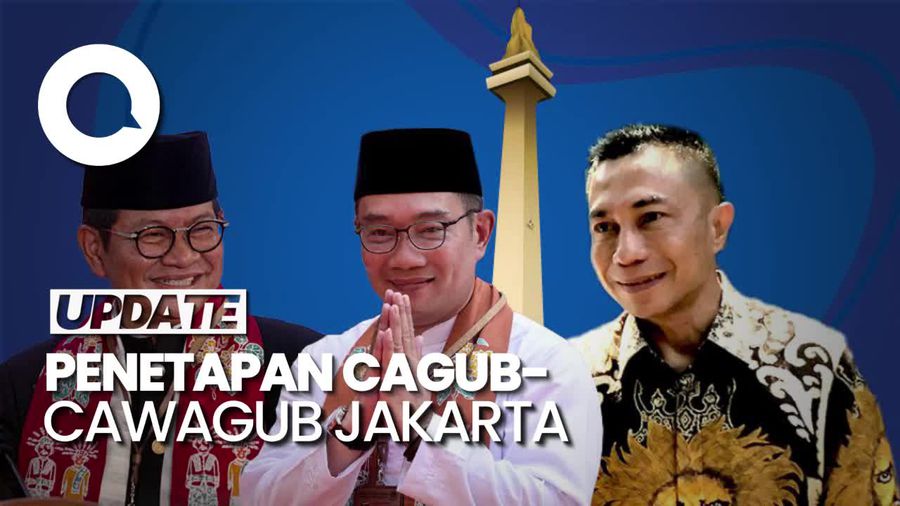 KPU Jakarta Tetapkan Pasangan Cagub-Cawagub Hari Ini