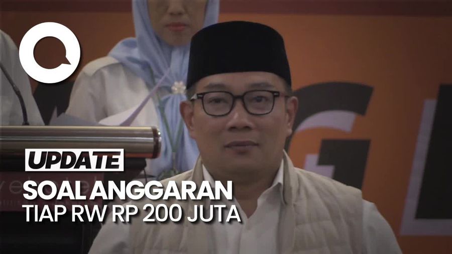 RK soal Tiap RW Rp 200 Juta: Bandung Saja Bisa, Apalagi Jakarta
