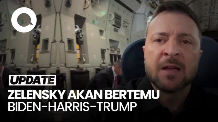 Tiba di AS, Zelensky akan Bertemu Biden-Harris-Trump Bahas Nasib Ukraina