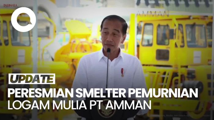 Jokowi Resmikan Smelter Tembaga PT Amman di NTB Senilai Rp 21 T