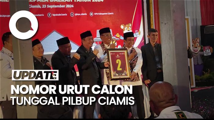 Lawan Kotak Kosong, Herdiat-Yana Dapat Nomor Urut 2 di Pilbup Ciamis
