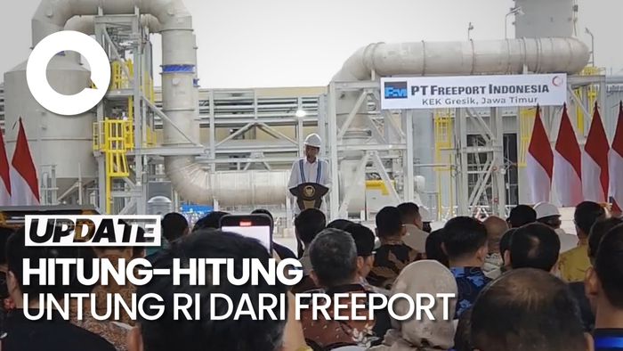 Smelter Freeport Gresik Beroperasi, Jokowi Hitung Indonesia Dapat Rp 80 T