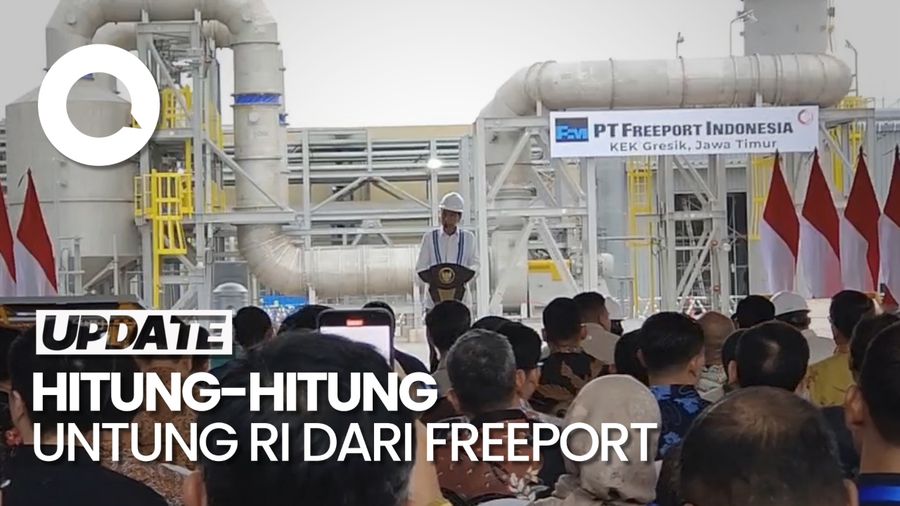 Smelter Freeport Gresik Beroperasi, Jokowi Hitung Indonesia Dapat Rp 80 T