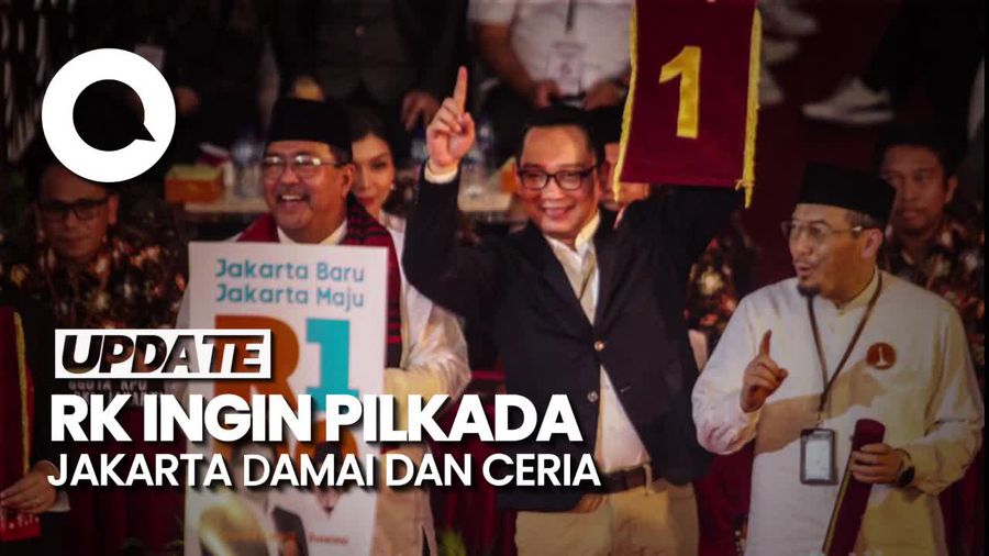 RK Ingin Pilkada Damai dan Ceria: Tidak Boleh Ada Money Politic