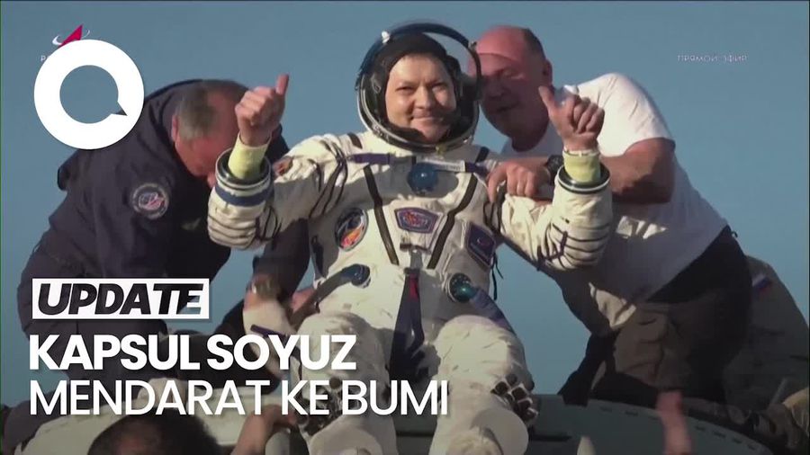 Kapsul Soyuz MS-25 dari ISS Mendarat, 2 Kosmonaut Rusia Pecahkan Rekor