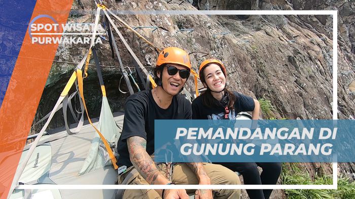 Menikmati Indahnya Pemandangan Alam dari Portaledge Gunung Parang, Purwakarta