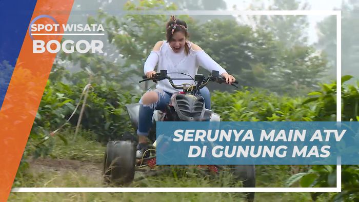 Awali Hari dengan Bermain ATV di Kawasan Wisata Gunung Mas, Bogor