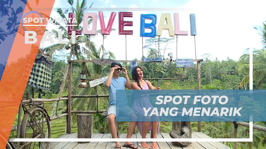 Abadikan Momen Seru di Spot Foto Instagramable Teras Sawah Tegalalang, Bali
