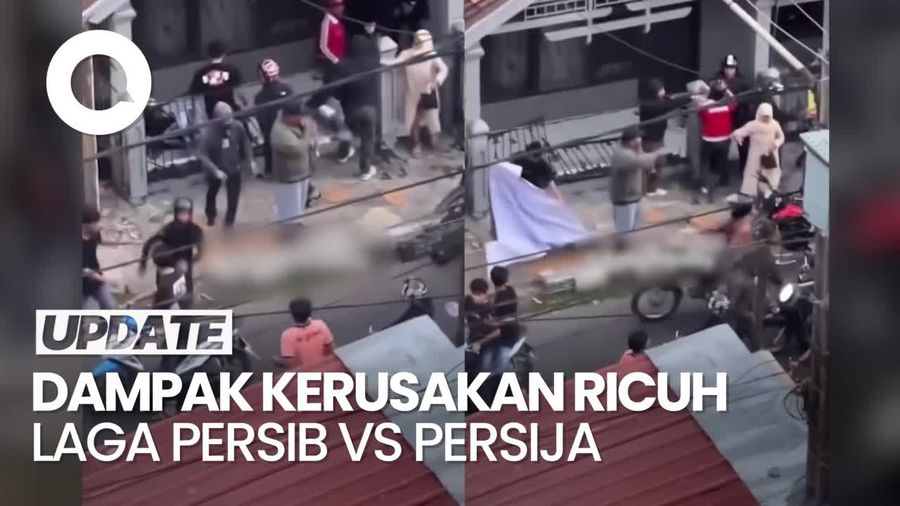 Rumah Warga di Sukabumi Dirusak Massa Seusai Laga Persib Vs Persija