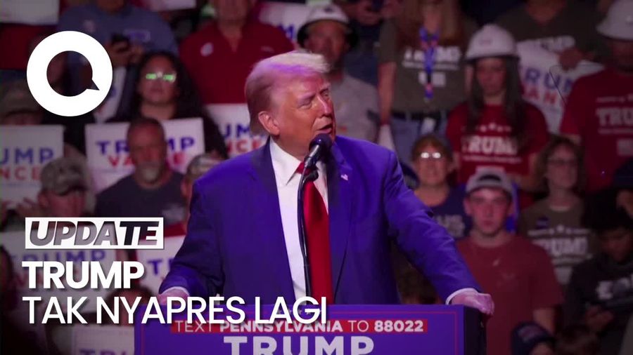 Video: Trump Ngaku Tak Akan Nyapres Lagi Kalau Kalah di Pilpres 2024