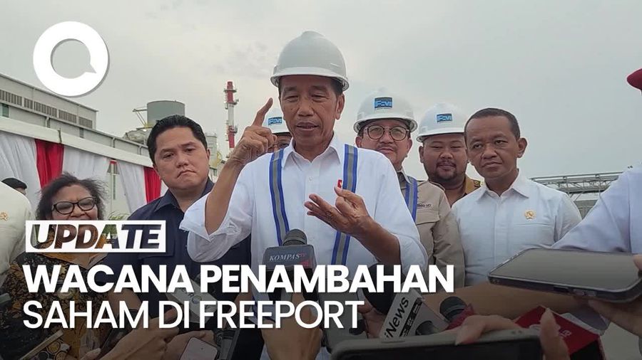 Jokowi Ungkap Penambahan Saham 10% di Freeport Masih Negosiasi