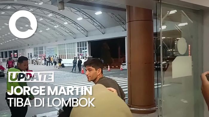 Video Jorge Martin Tiba di Lombok Jelang MotoGP Mandalika